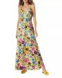 画像1: Alice + Olivia アリスアンドオリビア　 Samantha Floral Burnout Wrap Maxi Dress  05012 (1)
