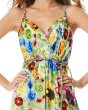 画像3: Alice + Olivia アリスアンドオリビア　 Samantha Floral Burnout Wrap Maxi Dress  05012 (3)