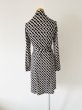 画像2: 【パリスヒルトン愛用】Diane von Furstenberg　ダイアンフォンファステンバーグ　 New Jeanne Two Wrap Dress　Chainlink Black (2)