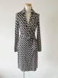 画像1: 【パリスヒルトン愛用】Diane von Furstenberg　ダイアンフォンファステンバーグ　 New Jeanne Two Wrap Dress　Chainlink Black (1)