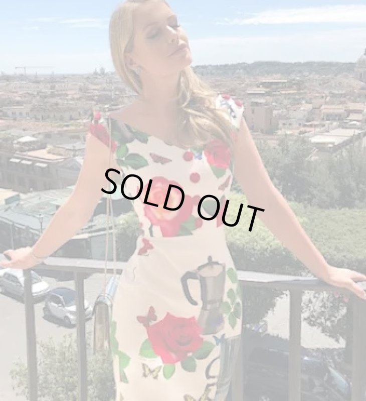 画像4: 限定セール販売！Dolce & Gabbana ドルチェ＆ガッバーナ　コーヒーポット柄ドレス (4)