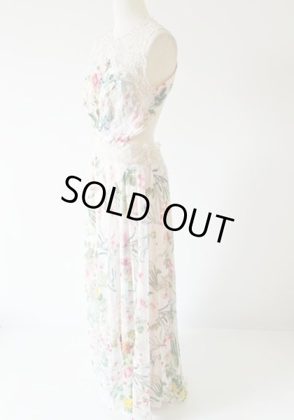 画像4: 再販売!【ミランダカー愛用】Tadashi Shoji タダシショージ LUCIE GOWN ホワイト  11211 (4)