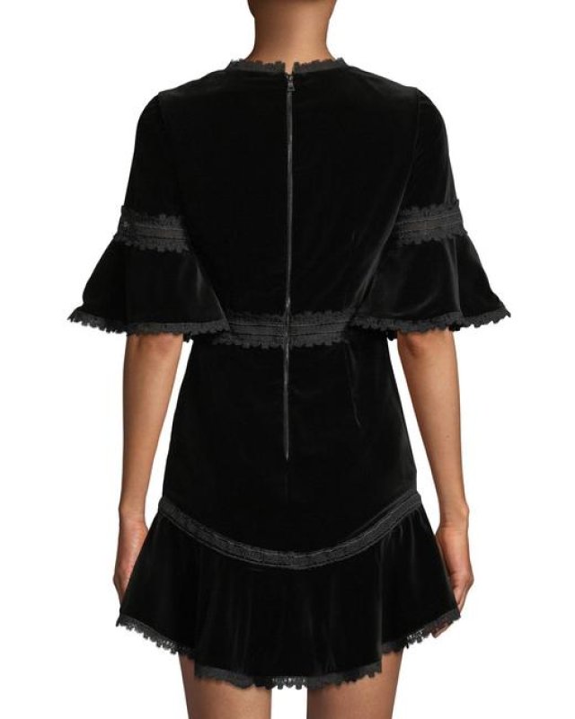 画像2: Alice + Olivia アリスアンドオリビア　 Doloris ベルベットドレス (2)