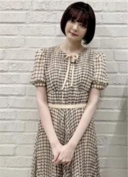 画像4: サイズ追加!【田中みな実さん、玉城ティナさん着用】Self Portrait セルフポートレート Monochrome Check Midi Dress  12072 (4)