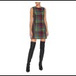 画像1: Alice + Olivia　アリスアンドオリビア　　Coley Plaid Multicolor Houndstooth Dress  (1)