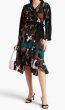 画像1: Diane von Furstenberg 　ダイアンフォンファステンバーグ　 Tulisa ruffle-trimmed printed wrap dress  62101 (1)
