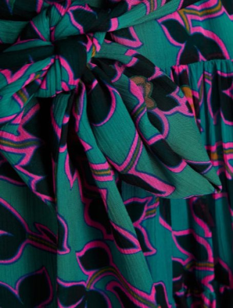画像3: Diane von Furstenberg ダイアンフォンファステンバーグ Marley pintucked floral-print crepon dress (3)