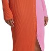 画像3: 【Amy Robach他セレブ多数愛用】STAUD スタウド　Shoko Sweater Midi Dress   ピンク、オレンジ系 (3)