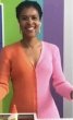 画像4: 【Amy Robach他セレブ多数愛用】STAUD スタウド　Shoko Sweater Midi Dress   ピンク、オレンジ系 (4)