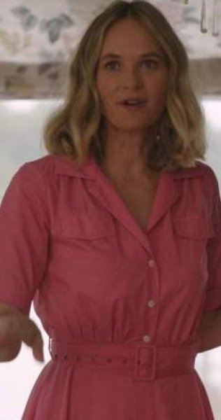 画像4: 【ドラマ使用 】STAUD スタウド　mille belted dress  ピンク系 03285 (4)