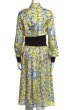 画像3: 超レア！【戸田恵梨香さん着用】Tory Burch トリーバーチ　rib waist dress  Yellow Swirl  12023 (3)