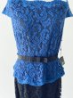 画像2: 1点のみ即発！Adrianna Papell アドリアナパペル　Bi-Color Lace Dress 5203 (2)