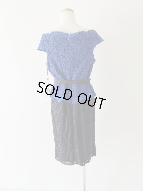 画像3: 1点のみ即発！Adrianna Papell アドリアナパペル　Bi-Color Lace Dress 5203 (3)