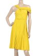 画像1: 【ゴシップガール使用、パリスヒルトン愛用】3.1 Phillip Lim 　Yellow Grecian Draped Cocktail Dress (1)