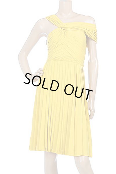 画像1: 【ゴシップガール使用、パリスヒルトン愛用】3.1 Phillip Lim 　Yellow Grecian Draped Cocktail Dress (1)