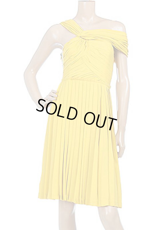 画像1: 【ゴシップガール使用、パリスヒルトン愛用】3.1 Phillip Lim 　Yellow Grecian Draped Cocktail Dress (1)