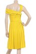 画像2: 【ゴシップガール使用、パリスヒルトン愛用】3.1 Phillip Lim 　Yellow Grecian Draped Cocktail Dress (2)