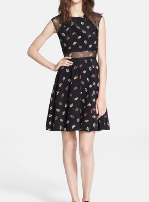 画像1: 【エミー・ロッサム愛用】Elizabeth and James 　　Tilly floral-print silk dress (1)