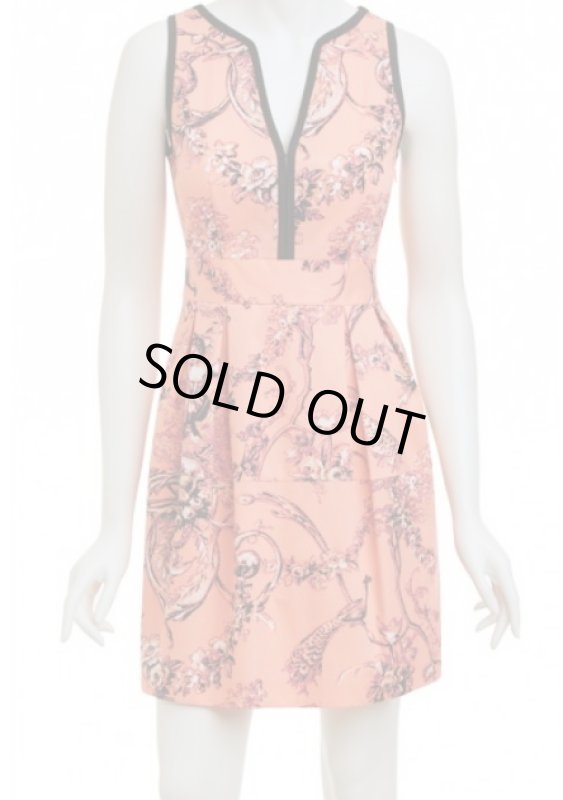 画像1: 【浅田真央さんご着用】Nanette Lepore　　TEC-PORCELIAN DRESS　コーラル (1)