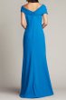 画像2: 限定セール！Tadashi Shoji タダシショージ   DANYA DRAPED CREPE GOWN ブルー系 (2)