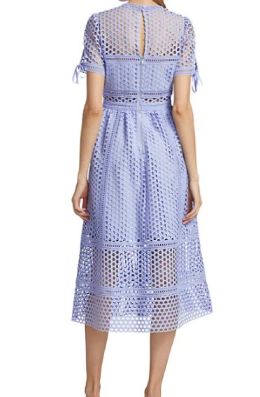 画像2: セール！【パリスヒルトン愛用】Self Portrait　セルフポートレート　Guipure Lace-Patterned Midi-Dress  41910 (2)