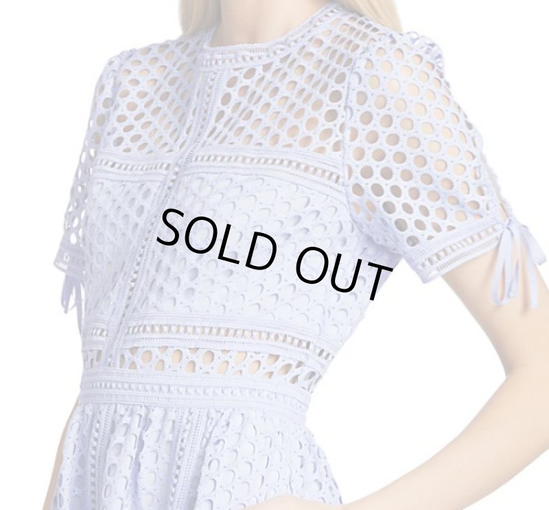 画像4: 1点のみ即発！【パリスヒルトン愛用】Self Portrait　セルフポートレート　Guipure Lace-Patterned Midi-Dress  41910 (4)