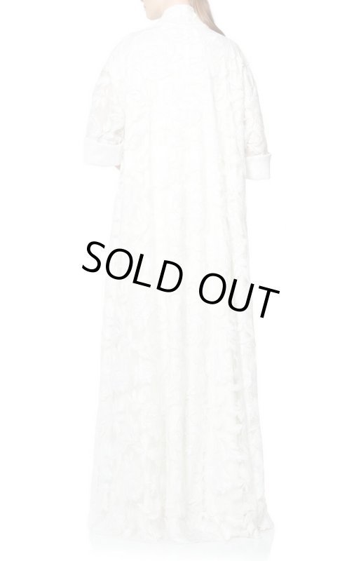 画像2: セール！レア！Tadashi Shoji  タダシショージ   saga  ローブ　アイボリー系 (2)