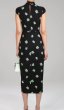 画像2: 1点のみ即発！【テレビ使用】Self Portrait　セルフポートレート　Pansy Print Stretch Crepe Midi Dress  10601 (2)