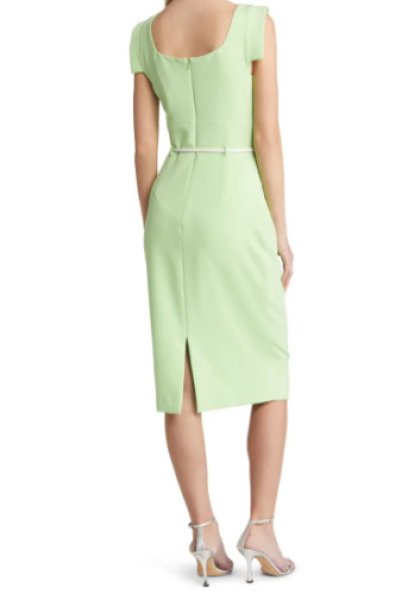 画像2: Black Halo ブラックヘイロー  Jackie O Dress   パラダイスグリーン (2)