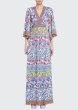 画像1: Alice + Olivia アリスアンドオリビア　 Lena Embroidered Maxi Dress (1)