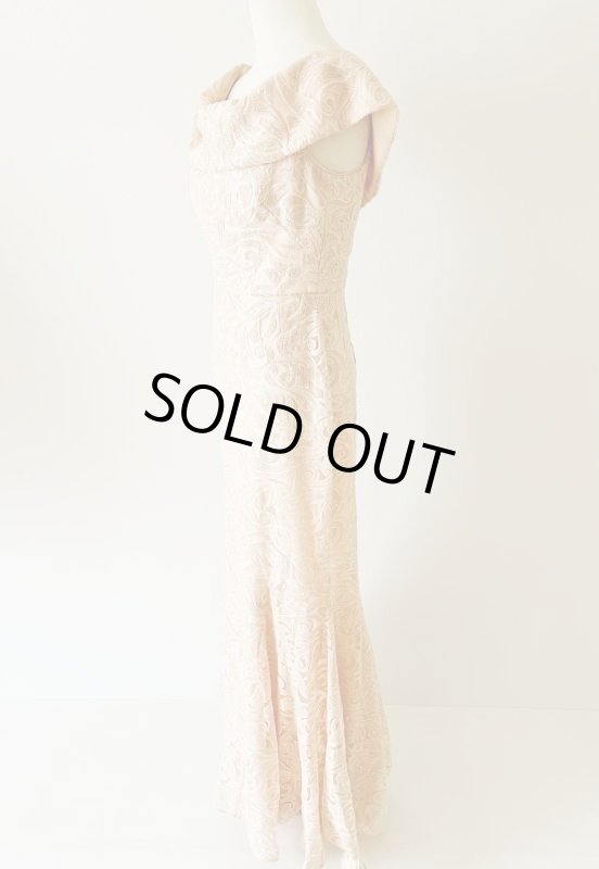 画像6: 即発！【映画に衣装提供】Eliza J   オフショルダースパンコールトランペットドレス  10301 (6)