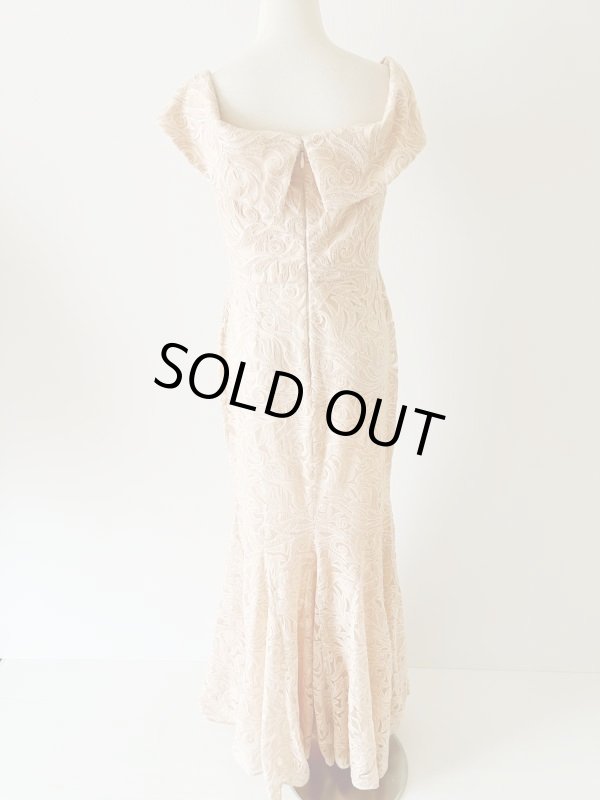 画像5: 即発！【映画に衣装提供】Eliza J   オフショルダースパンコールトランペットドレス  10301 (5)