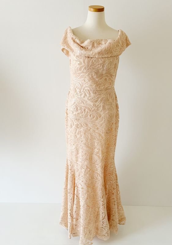 画像4: Eliza J   オフショルダースパンコールトランペットドレス (4)