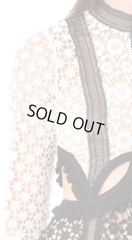 画像3: 即発！【Jenna Dewan Tatum愛用】Self Portrait セルフポートレイト　payne カットアウトミニドレス (3)