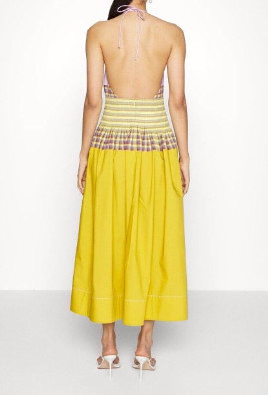 画像2: セール【谷まりあさん着用、25ans掲載】Tory Burch トリーバーチ　VERONICA  PLAID カラーブロックドレス (2)