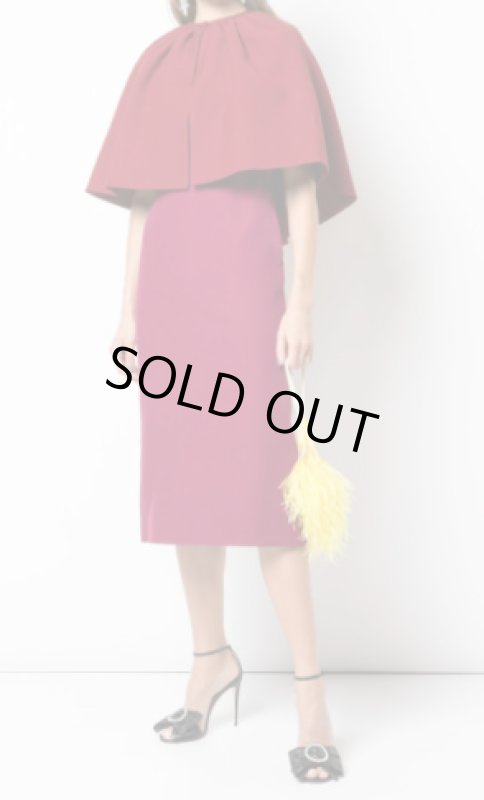 画像1: セール！GUCCI グッチ　ケープ付きドレス (1)