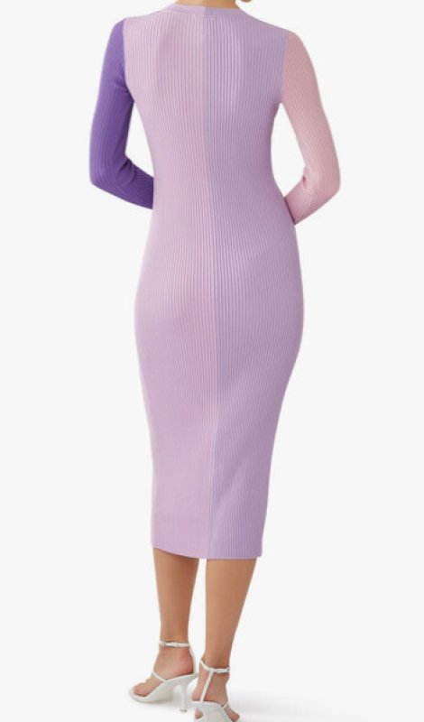 画像2: STAUD スタウド　Shoko Sweater Midi Dress   アイリスマルチ  43004 (2)