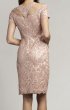 画像3: Tadashi Shoji タダシショージ  JACINTA SEQUIN EMBROIDERED DRESS  ピンク系 (3)