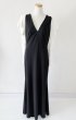 画像4: 【訳アリ特価】Tadashi Shoji タダシショージ  Bow-Shoulder Two-Tone Crepe Gown  ブラック、アイボリー  4301 (4)