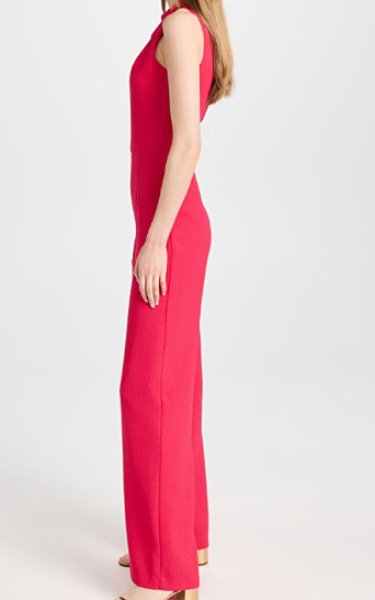 画像3: 【Hoda Kotb 愛用】Black Halo 　Corrine ジャンプスーツ　ピンク (3)