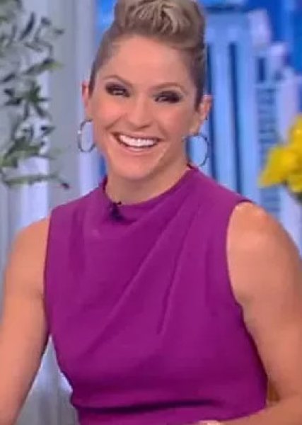 画像4: 【Hoda Kotb 他多数愛用】Black Halo  Corrine ジャンプスーツ パープル系  10013 (4)