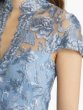 画像3: Tadashi Shoji タダシショージ  KEYHOLE EMBROIDERED DRESS  ブルー系  41903 (3)