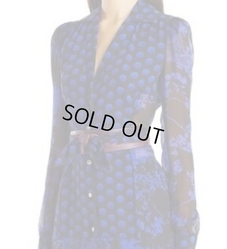 画像3: 【セレブ愛用】Diane von Furstenberg 　ダイアンフォンファステンバーグ　 CATHERINE DRESS  FLORAL DAZE DOT BLUE  (3)