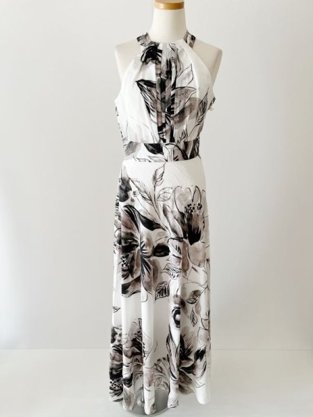 画像8: 【ドラマ使用】Eliza J  イライザジェイ　Chiffon Maxi Dress  5301 (8)