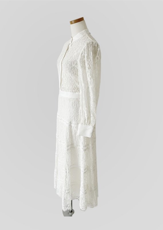 画像2: 即日発送！Alice + Olivia アリスアンドオリビア　 ホワイトレースドレス  51901 (2)