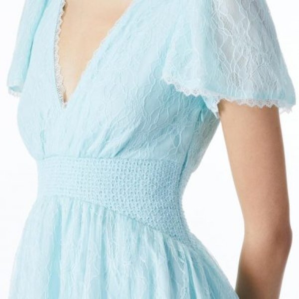 画像4: 【ニッキーヒルトン愛用】Alice + Olivia アリスアンドオリビア   charlsie dress ブルー  52001 (4)