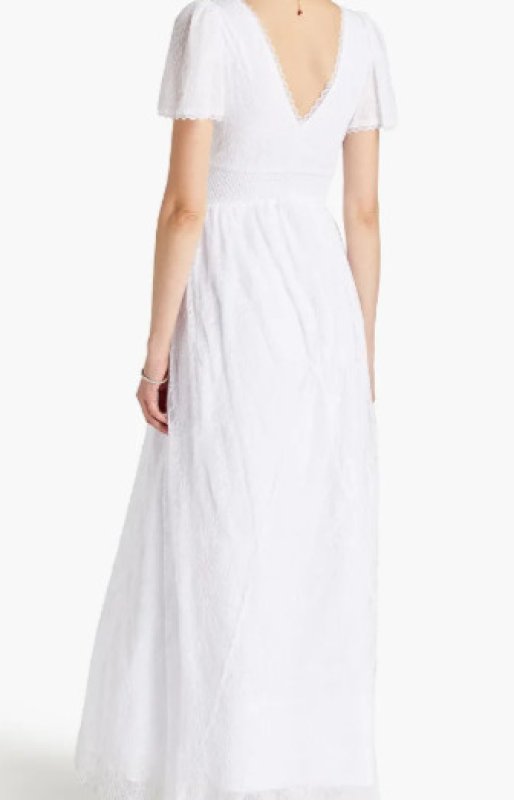 画像2: 【ニッキーヒルトン愛用】Alice + Olivia アリスアンドオリビア　  charlsie dress　ホワイト  52001 (2)