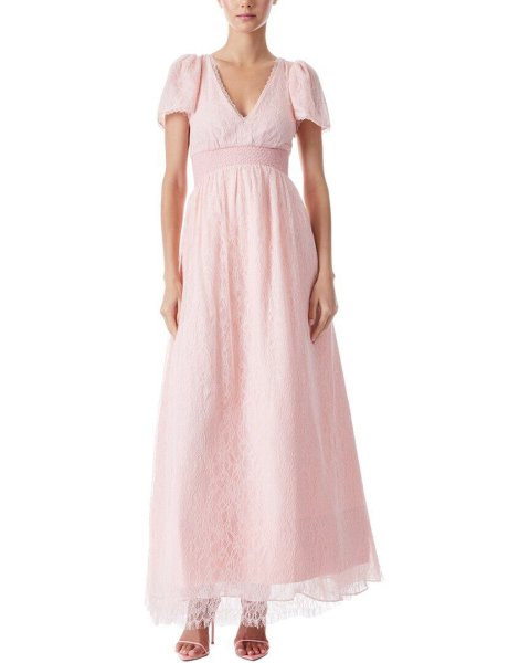 画像1: 【ニッキーヒルトン愛用】Alice + Olivia アリスアンドオリビア　  charlsie dress　ピンク  52001 (1)