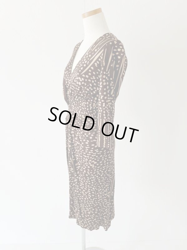 画像2: 1点のみ即発！Issa London イッサロンドン  Knot Front Silk Dress  52401 (2)