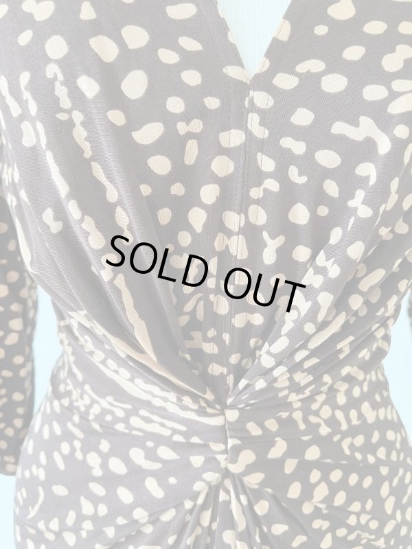 画像4: 1点のみ即発！Issa London イッサロンドン  Knot Front Silk Dress  52401 (4)